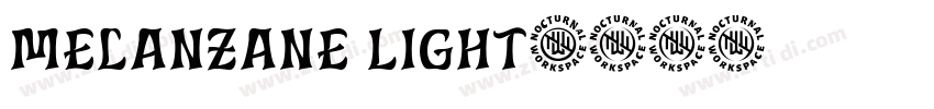Melanzane Light字体转换